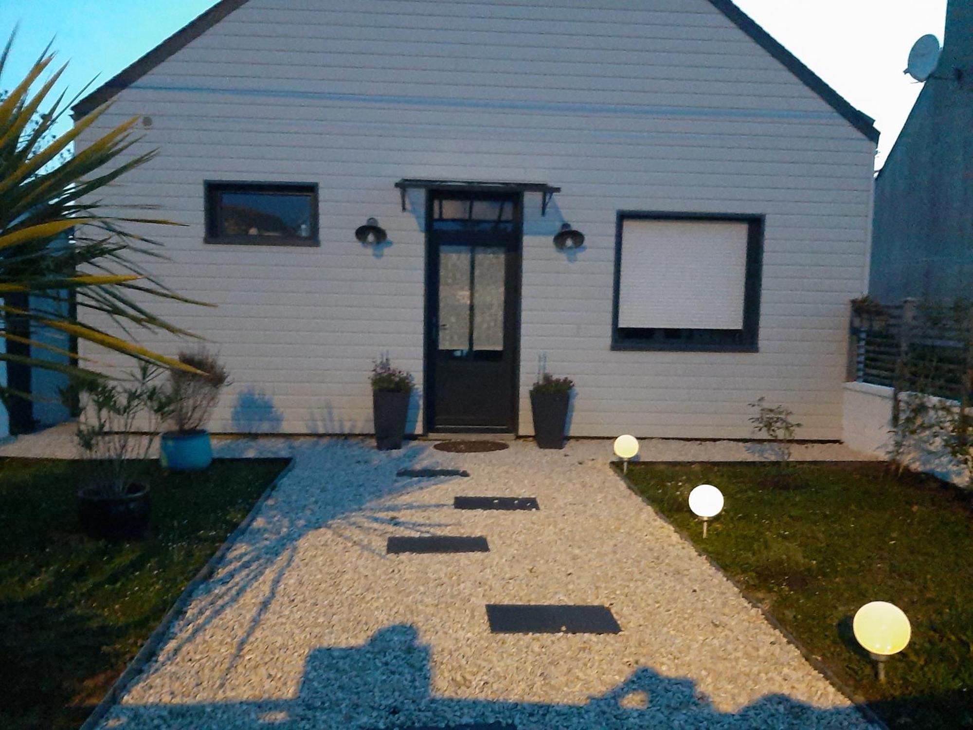 Maison Chaleureuse Bord De Mer Primelin Exterior foto